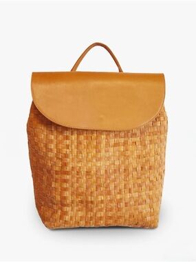 Elsa Basketweave Backpack $278